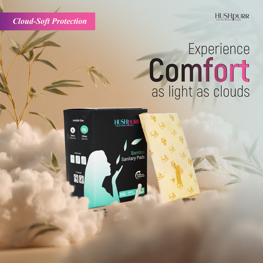 Bamboo Sanitary Pads Pack of 8