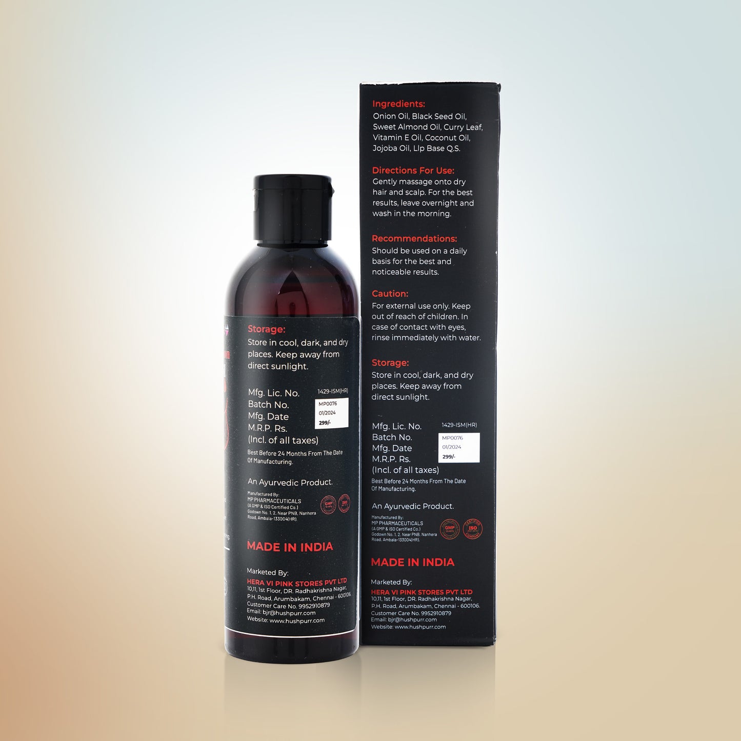 Red Onion Hair Oil