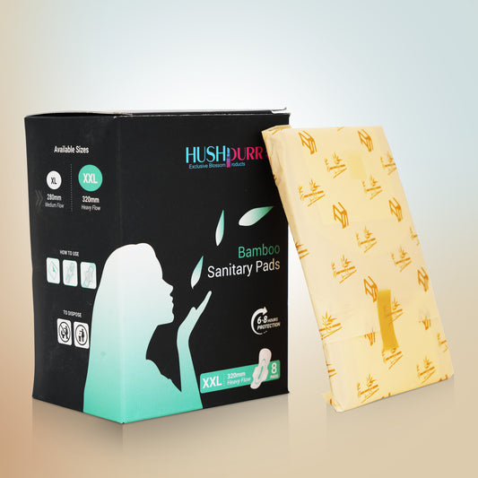 Bamboo Sanitary Pads Pack of 8