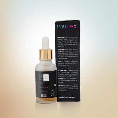 Brightening face serum suitable for daily skincare routine