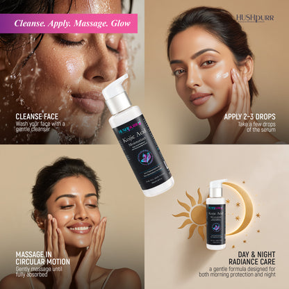 How to apply Kojic Acid Moisturizer daily routine