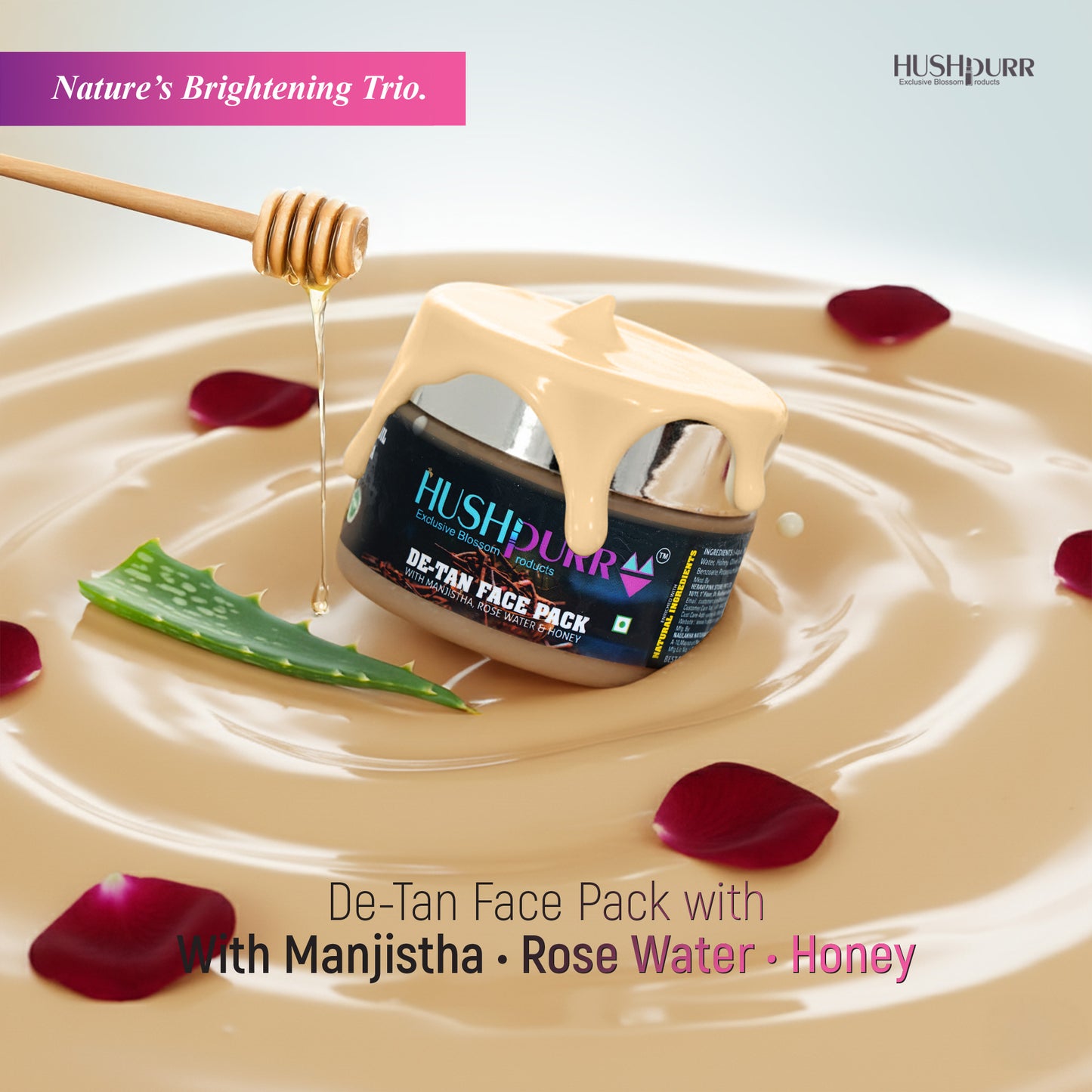 Instant tan removal face pack for glowing and even skin tone