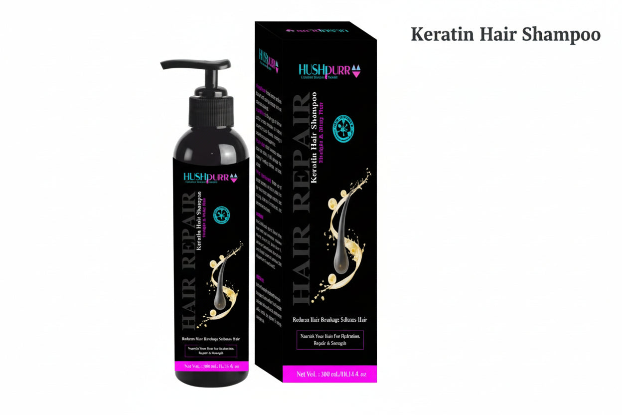 Keratin Hair Repair Combo with Rosemary Oil ,Shampoo & Conditioner (Pack of 3)