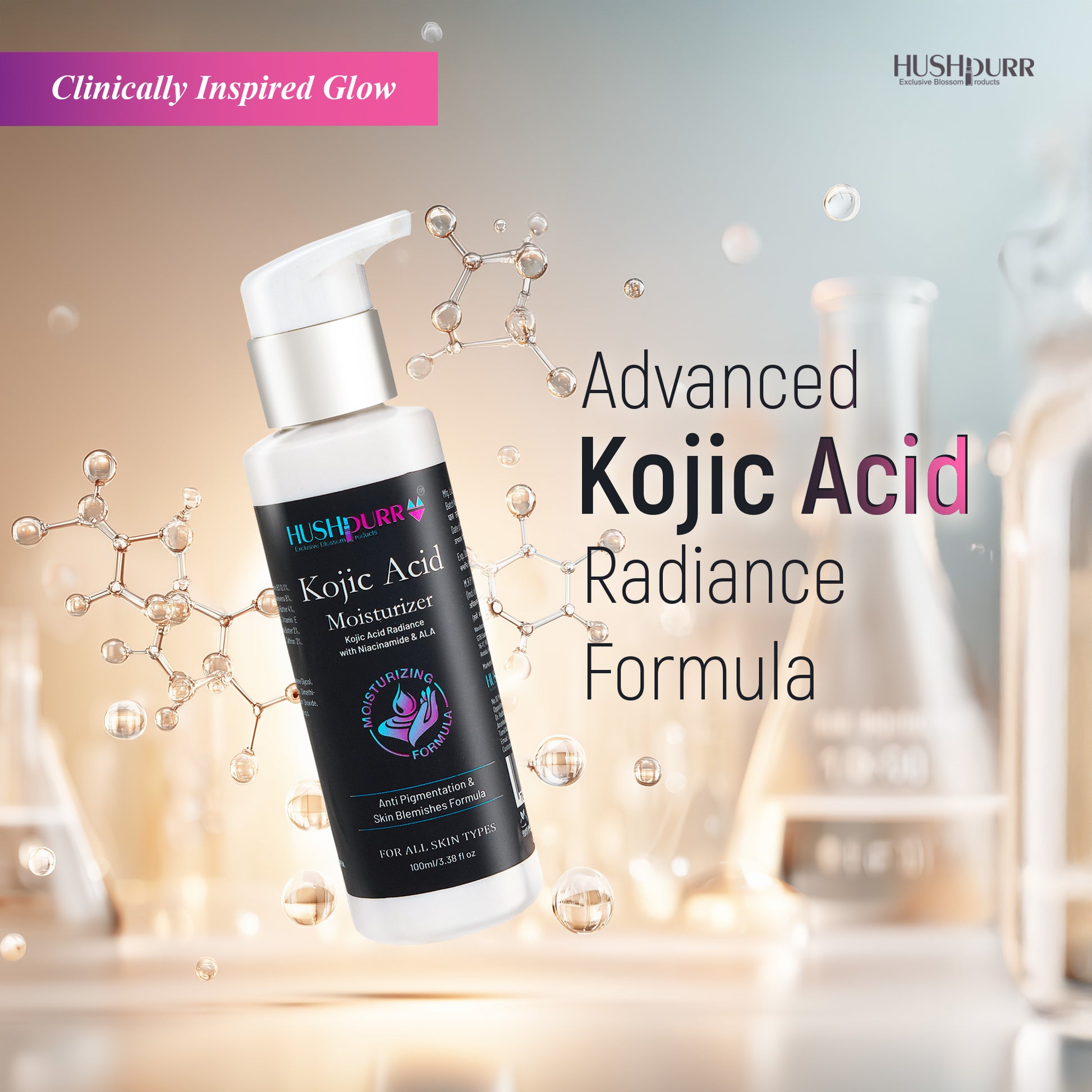 Ingredients of Kojic Acid Moisturizer pigmentation cream