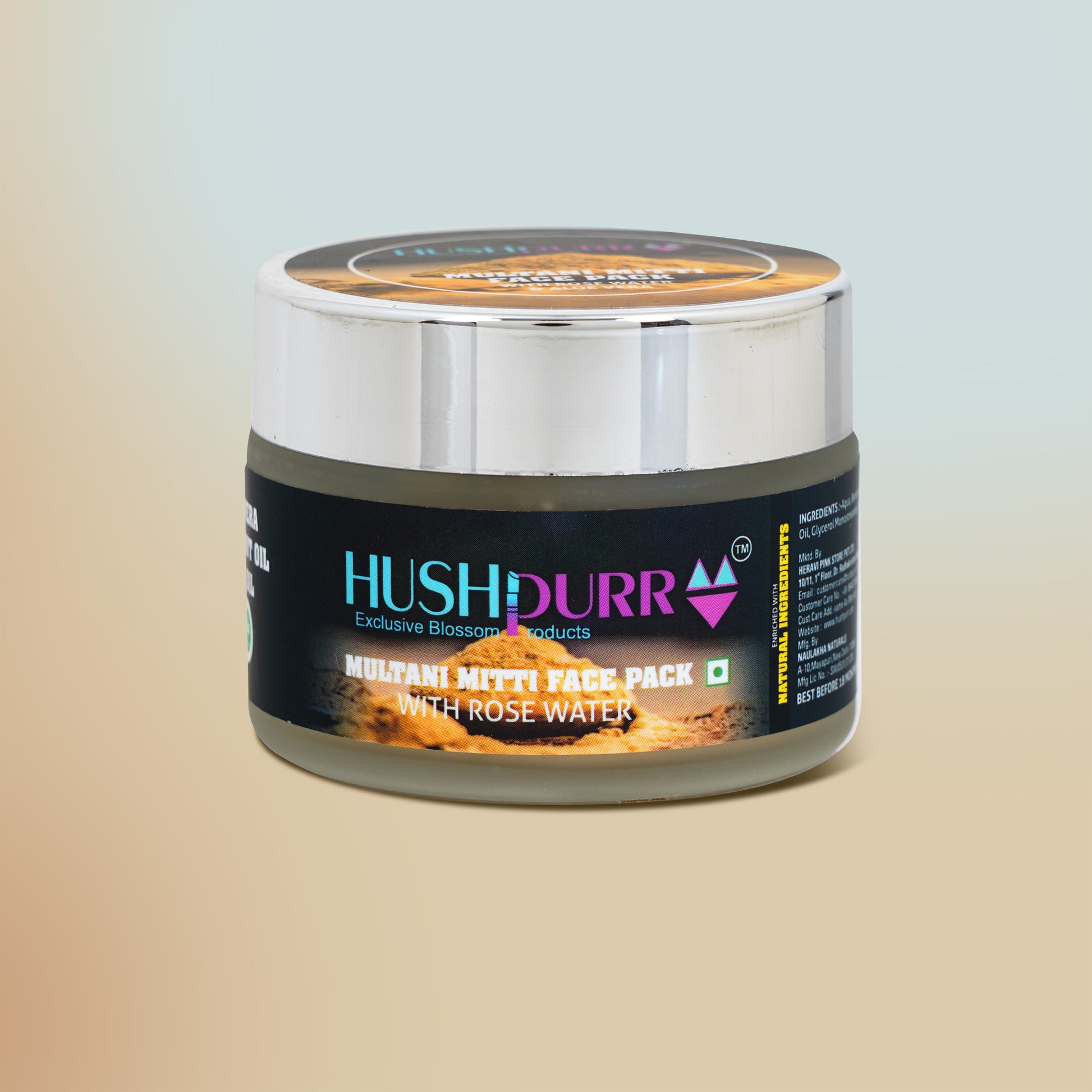 Multani Mitti Face Pack natural clay mask for deep cleansing – HushPurr