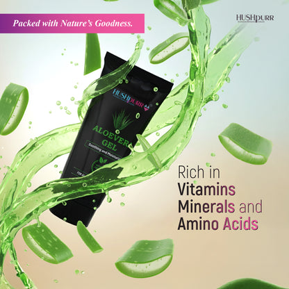 Pure aloe vera gel for acne and dark spots