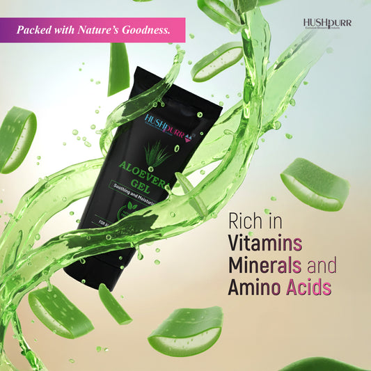 Pure aloe vera gel for acne and dark spots