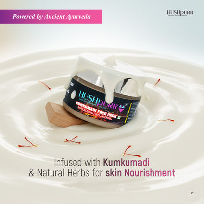 Ayurvedic saffron and herb face pack that reduces pigmentation and dark spots