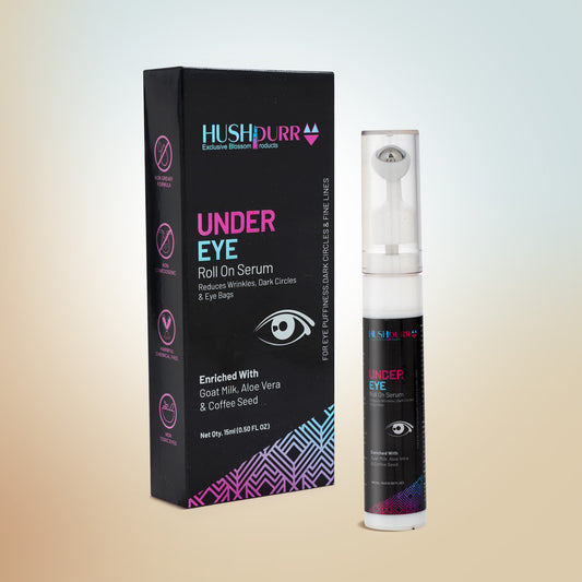 Under eye roll on serum for dark circle removal – HushPurr